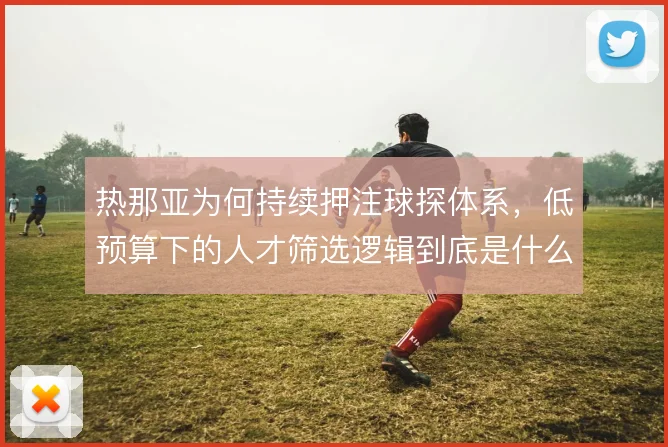 热那亚为何持续押注球探体系，低预算下的人才筛选逻辑到底是什么